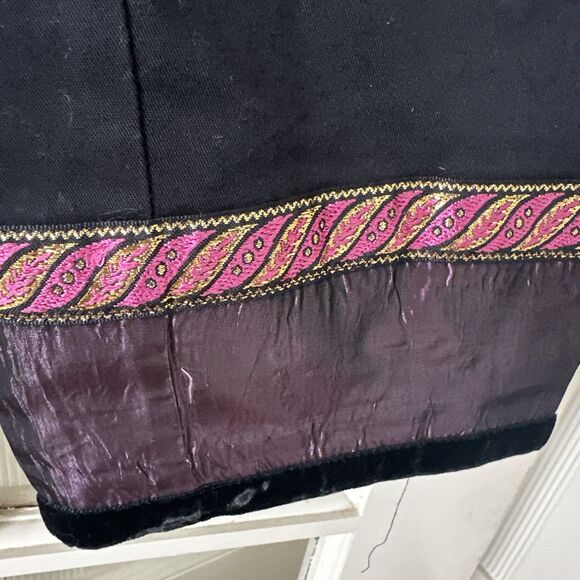 Vintage Capri Pants Womens Juniors 9 Black - Picture 4 of 9